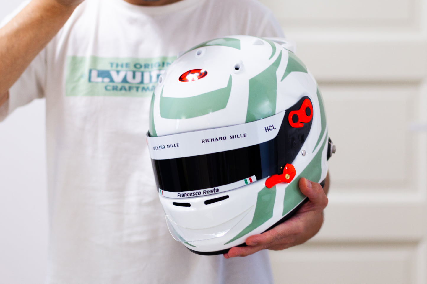 ATOMIC Stickers for helmet Color scheme #1 (design pack) (Karting, Motorsport, Moto)