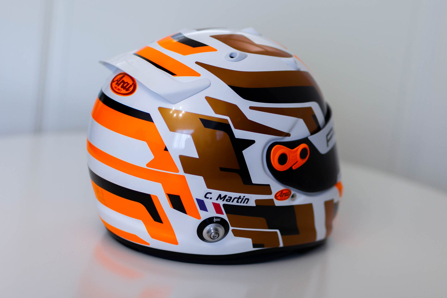 LACONCA Sticker Kit for helmet Color Scheme #1 FLUO Metal (design pack) (Karting, Motorsport, Moto)