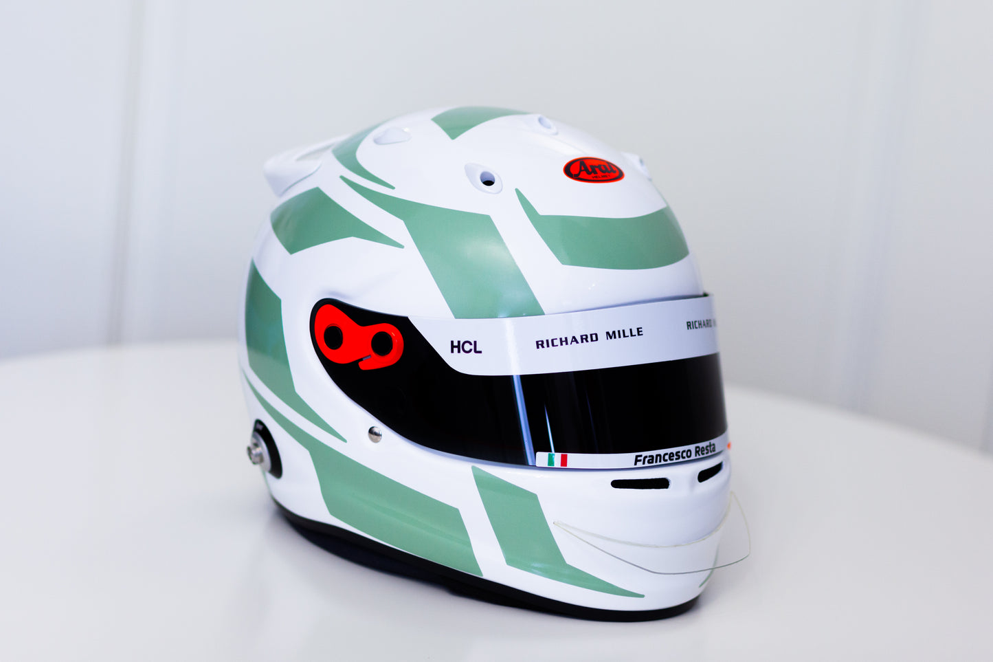 ATOMIC Stickers for helmet Color scheme #1 (design pack) (Karting, Motorsport, Moto)