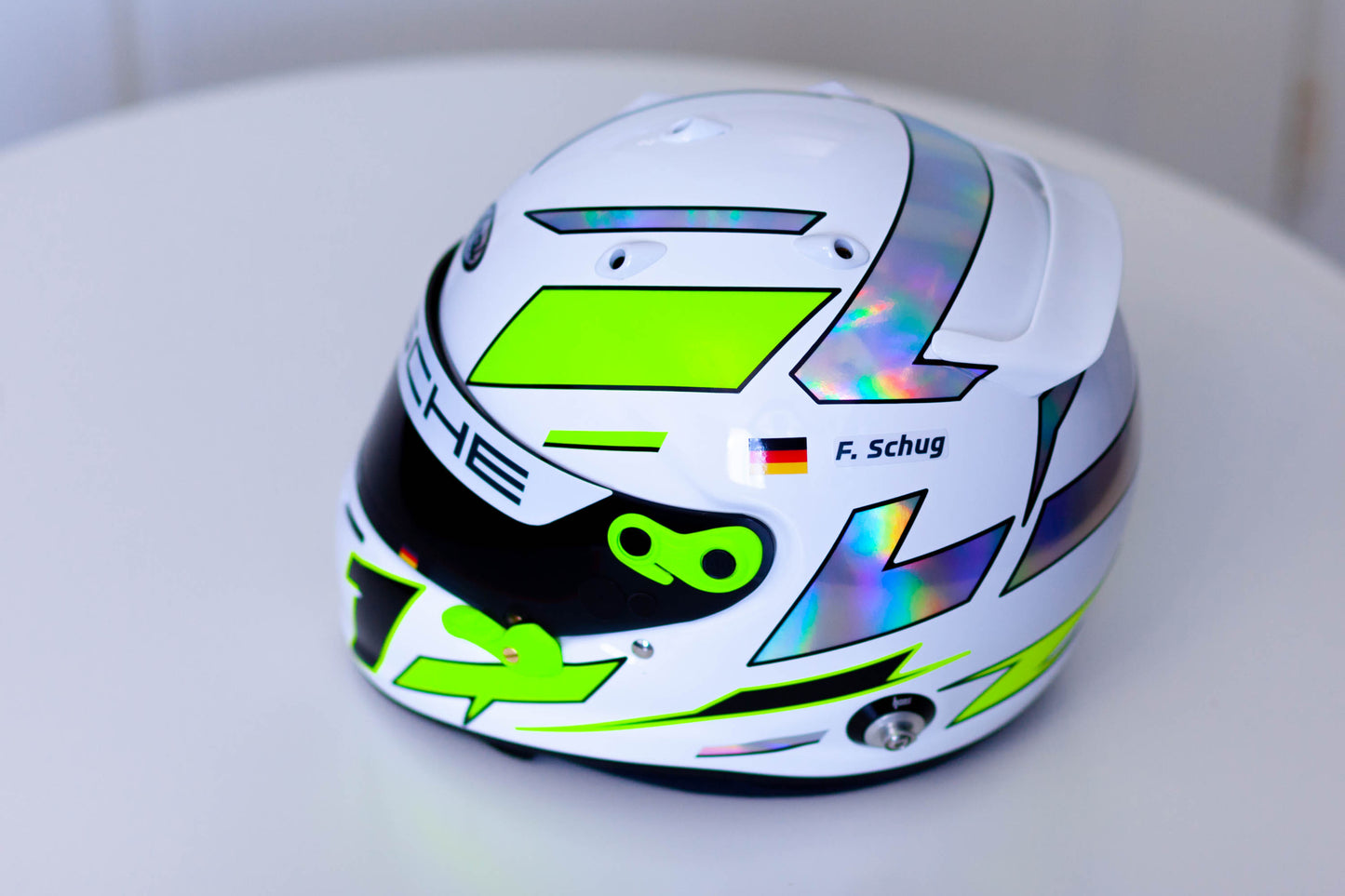SEBRING Stickers in FLUO and CHROME for helmet (design pack) (Karting, Motorsport, Moto)