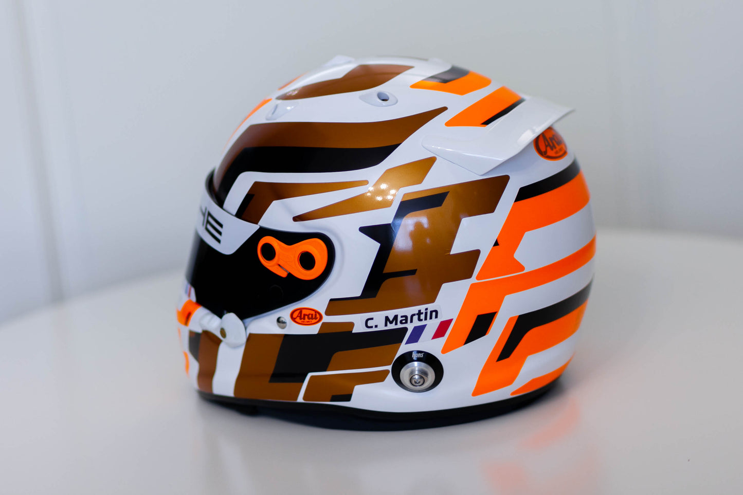 LACONCA Sticker Kit for helmet Color Scheme #1 FLUO Metal (design pack) (Karting, Motorsport, Moto)