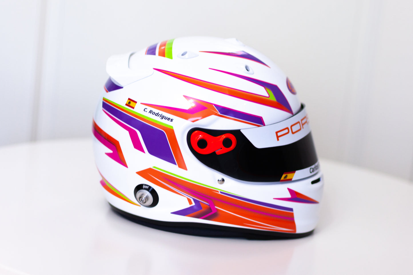 MUGELLO Stickers for helmet Color scheme #4 (design pack) (Karting, Motorsport, Moto)