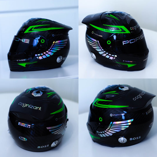 WINGS Helmet Sticker Pack in FLUO Helmet (design pack) (Karting, Motorsport, Moto)