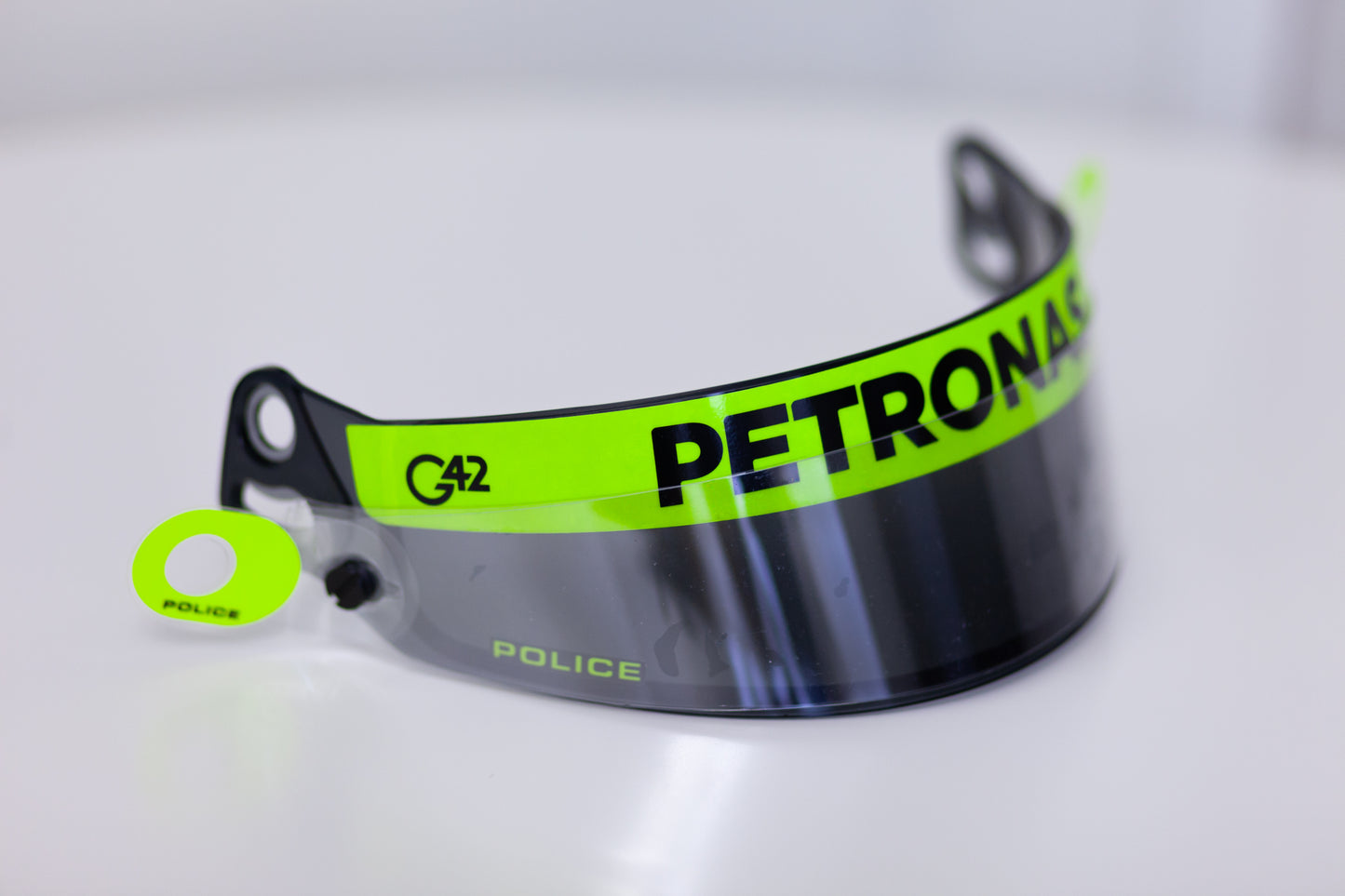 F1 LH44 PETRONAS FLUO KIT of visor stickers & Tear off Stickers (Karting, Motorsport, Moto)