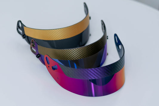 CARBON Series Helmet Visor Stripe (Karting, Motorsport, Moto)