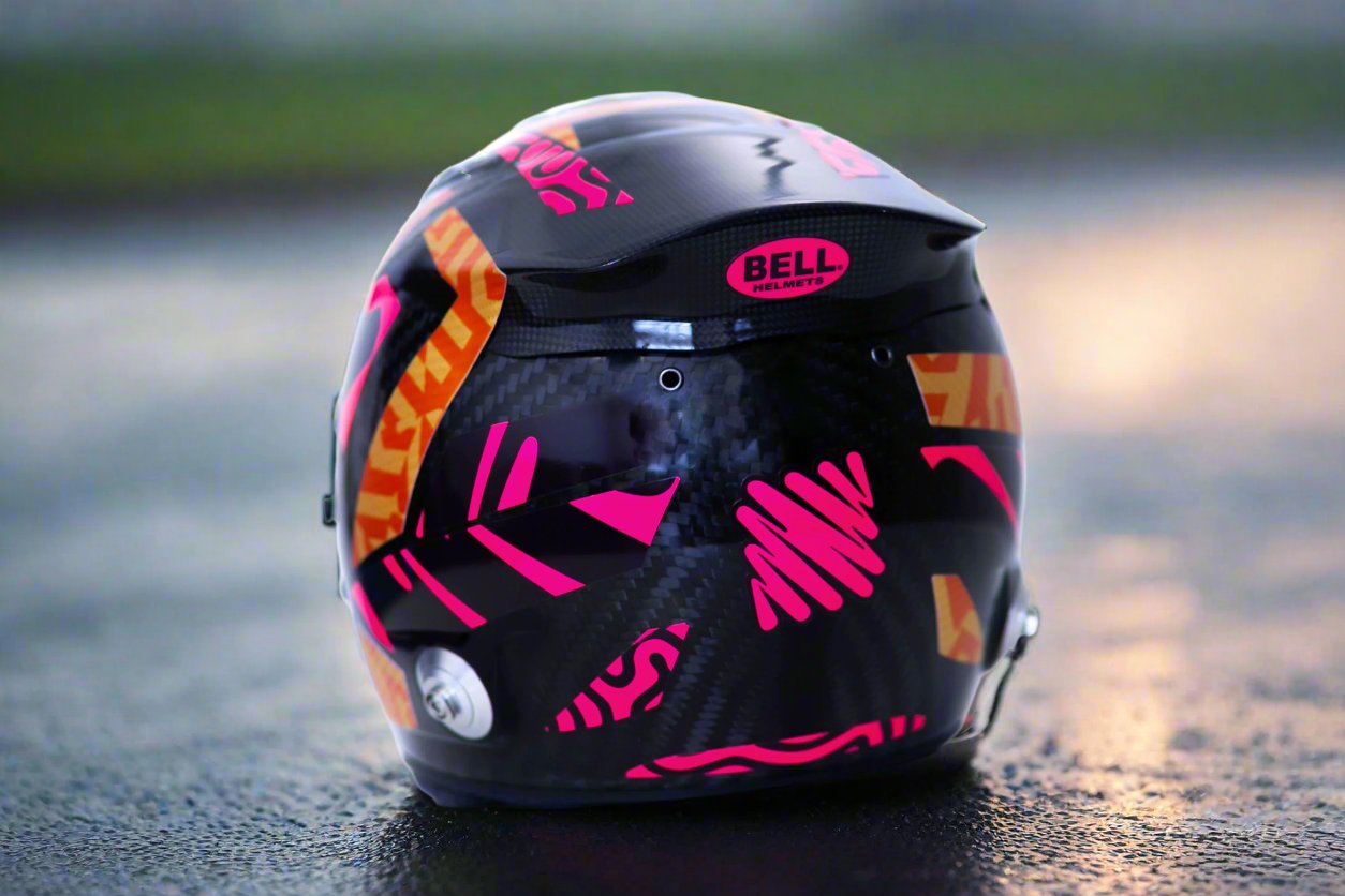 LANZ Sticker Kit with part Carbon for helmet (design pack) (Karting, Motorsport, Moto)