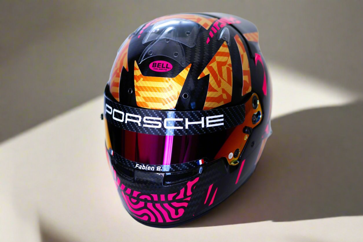 LANZ Sticker Kit with part Carbon for helmet (design pack) (Karting, Motorsport, Moto)