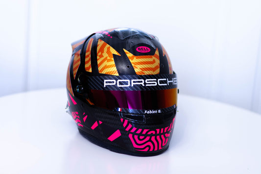 LANZ Sticker Kit with part Carbon for helmet (design pack) (Karting, Motorsport, Moto)