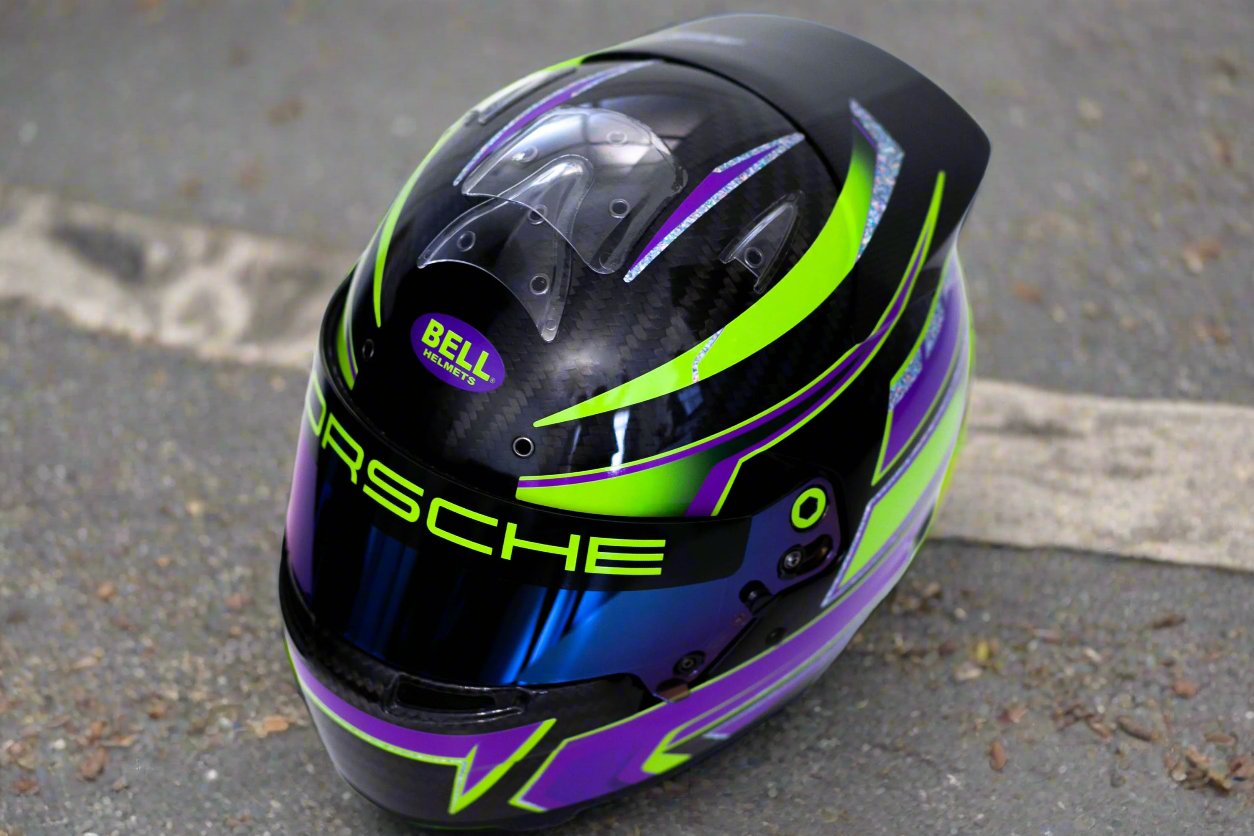 IMOLA Stickers for helmet Color scheme #3 (design pack) (Karting, Motorsport, Moto)