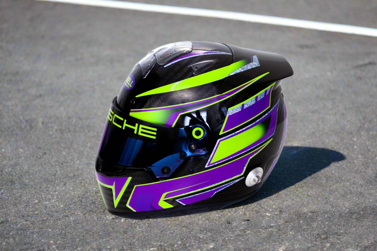 IMOLA Stickers for helmet Color scheme #3 (design pack) (Karting, Motorsport, Moto)