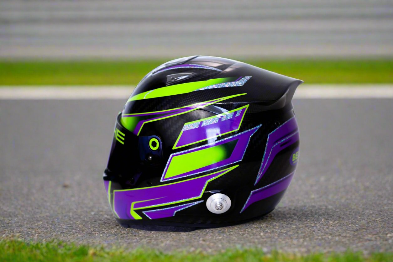 IMOLA Stickers for helmet Color scheme #3 (design pack) (Karting, Motorsport, Moto)