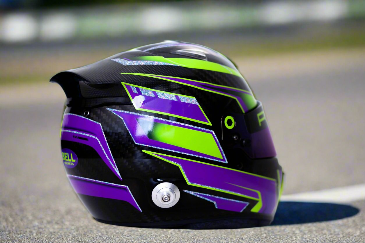 IMOLA Stickers for helmet Color scheme #3 (design pack) (Karting, Motorsport, Moto)