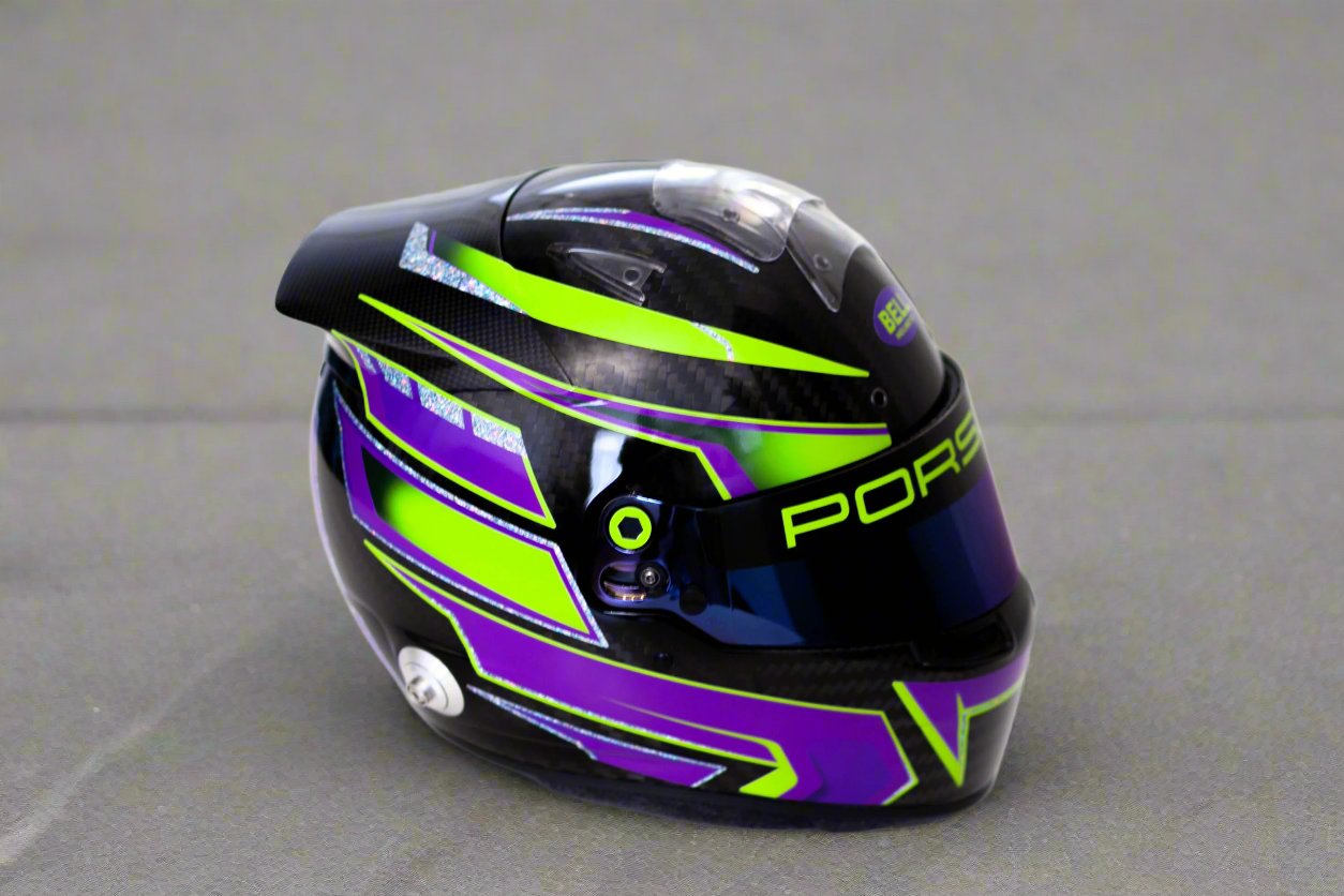 IMOLA Stickers for helmet Color scheme #3 (design pack) (Karting, Motorsport, Moto)