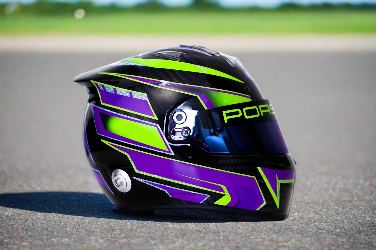 IMOLA Stickers for helmet Color scheme #3 (design pack) (Karting, Motorsport, Moto)