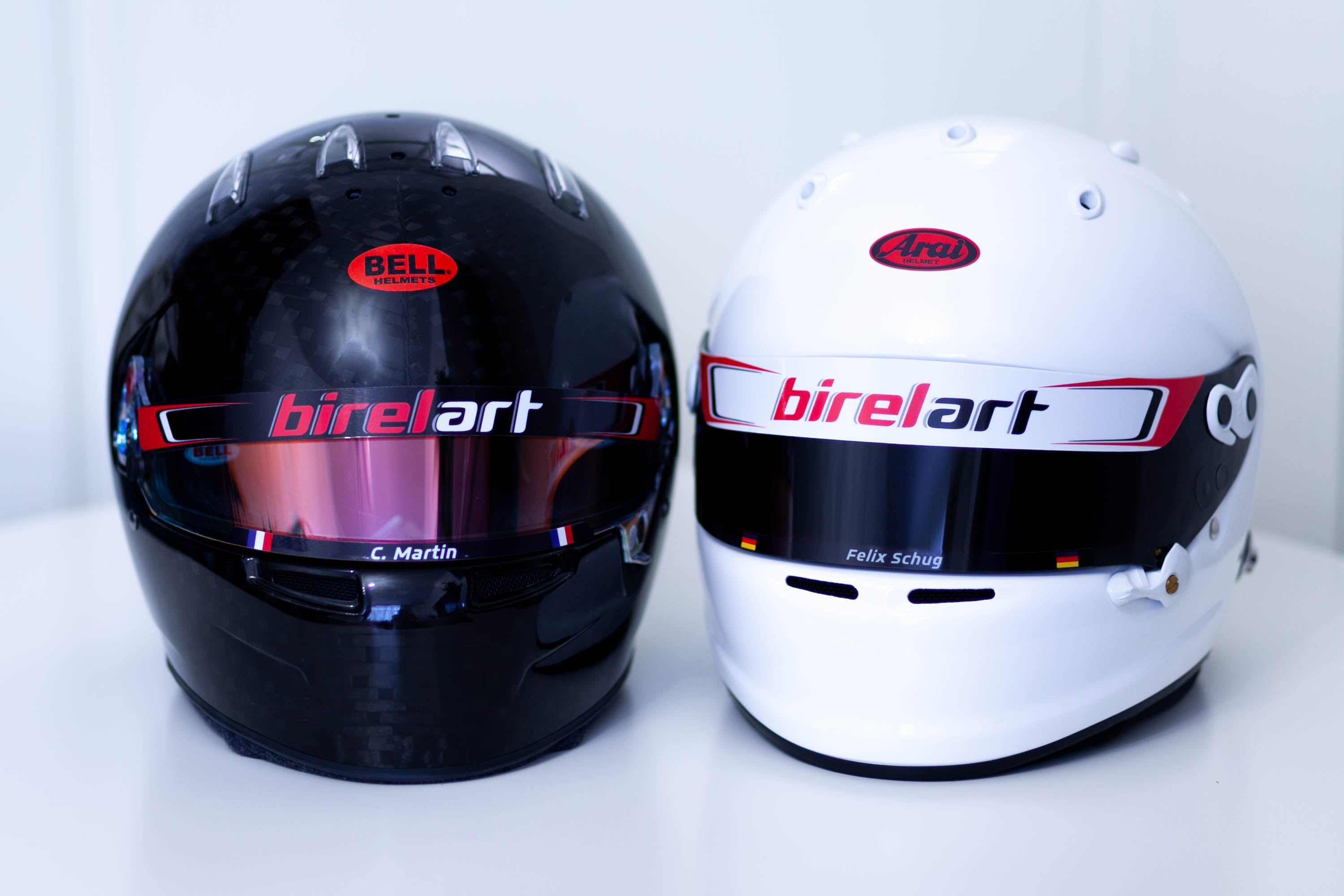 Birel Art NEW LOGO Sticker Kit for visor (Karting, Motorsport, Moto ...