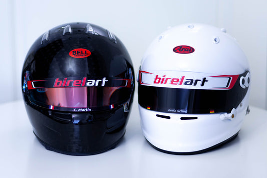 Birel Art NEW LOGO Sticker Kit for visor (Karting, Motorsport, Moto)