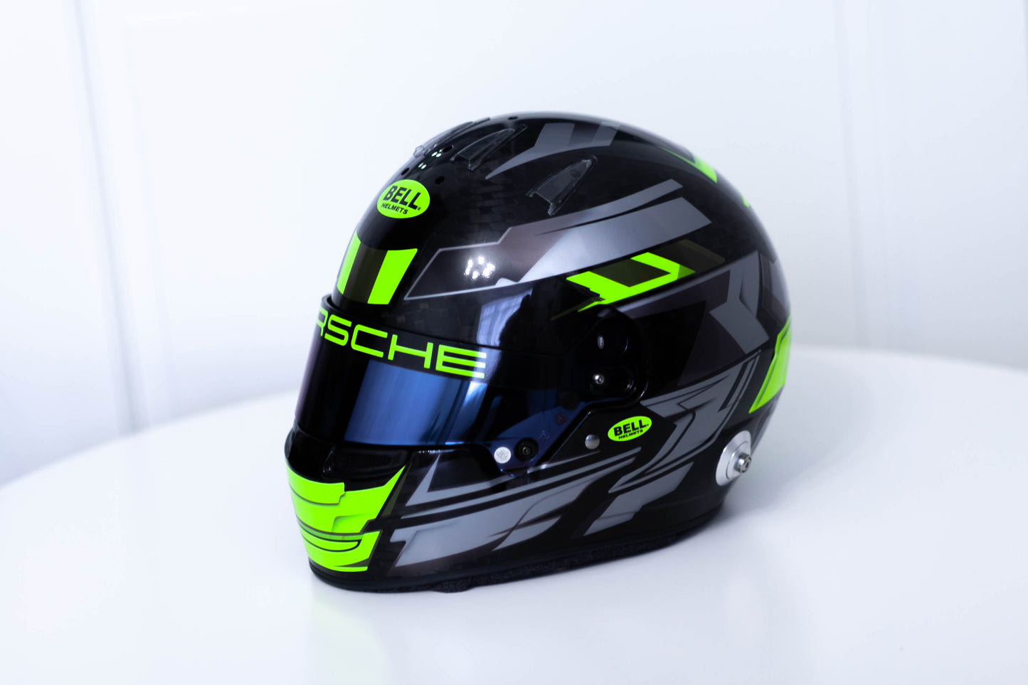 LONATO Sticker Kit for helmet Color Scheme #5 FLUO BLACK helmet (design pack) (Karting, Motorsport, Moto)