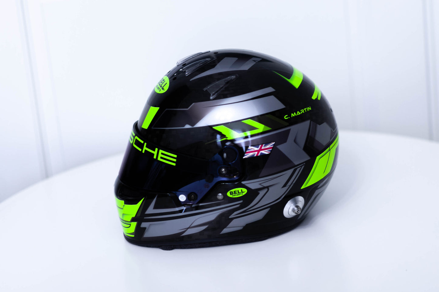 LONATO Sticker Kit for helmet Color Scheme #5 FLUO BLACK helmet (design pack) (Karting, Motorsport, Moto)