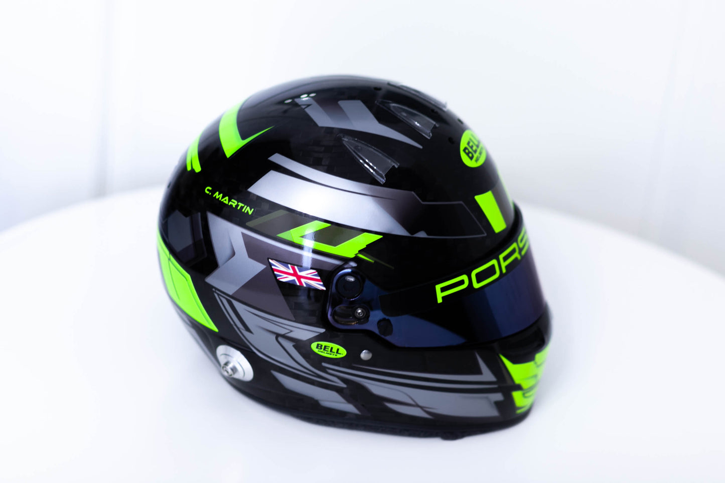 LONATO Sticker Kit for helmet Color Scheme #5 FLUO BLACK helmet (design pack) (Karting, Motorsport, Moto)