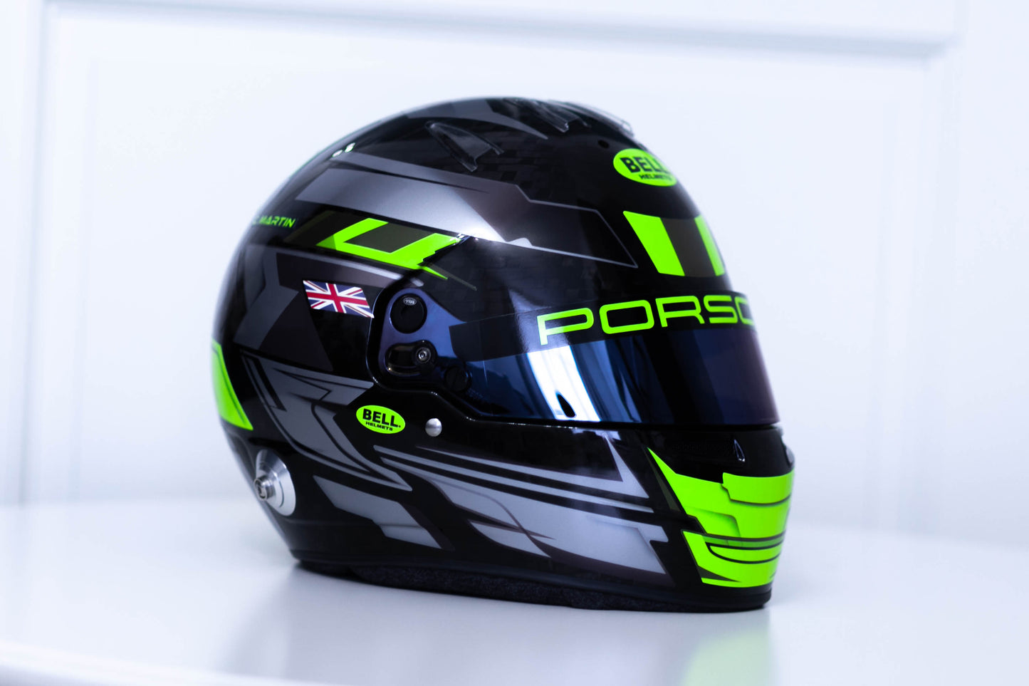 LONATO Sticker Kit for helmet Color Scheme #5 FLUO BLACK helmet (design pack) (Karting, Motorsport, Moto)