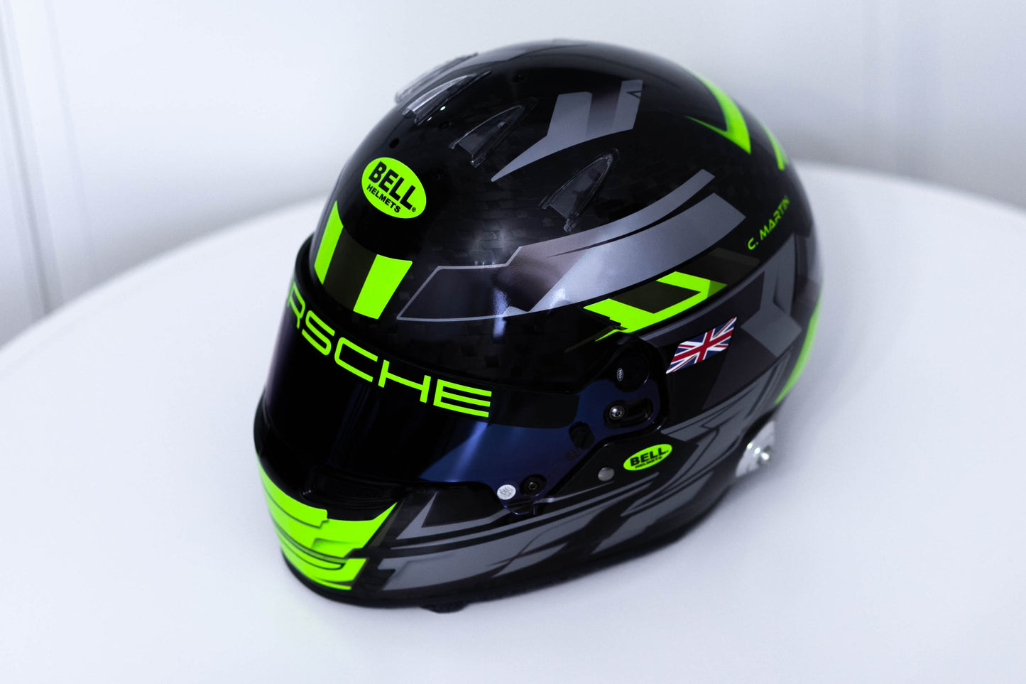 LONATO Sticker Kit for helmet Color Scheme #5 FLUO BLACK helmet (design pack) (Karting, Motorsport, Moto)
