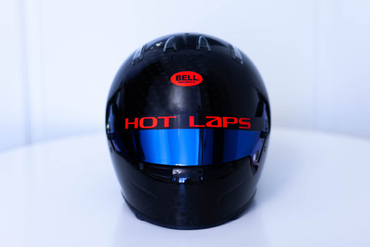 HOT LAPS Sticker Kit for visor in FLUO (Karting, Motorsport, Moto)