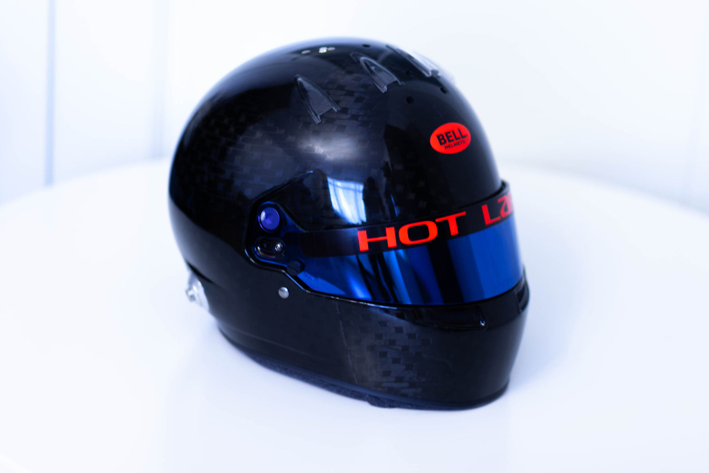 HOT LAPS Sticker Kit for visor in FLUO (Karting, Motorsport, Moto)