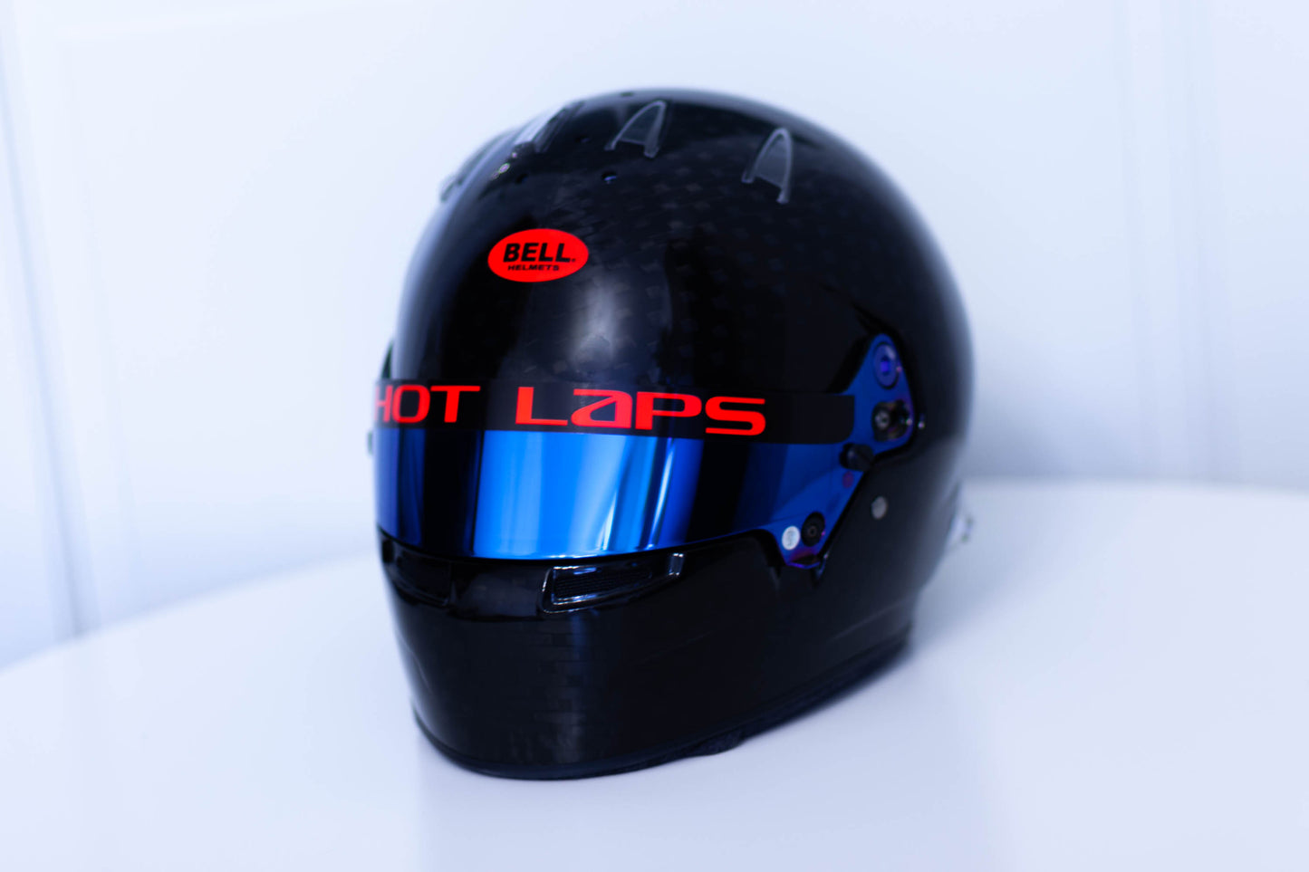 HOT LAPS Sticker Kit for visor in FLUO (Karting, Motorsport, Moto)