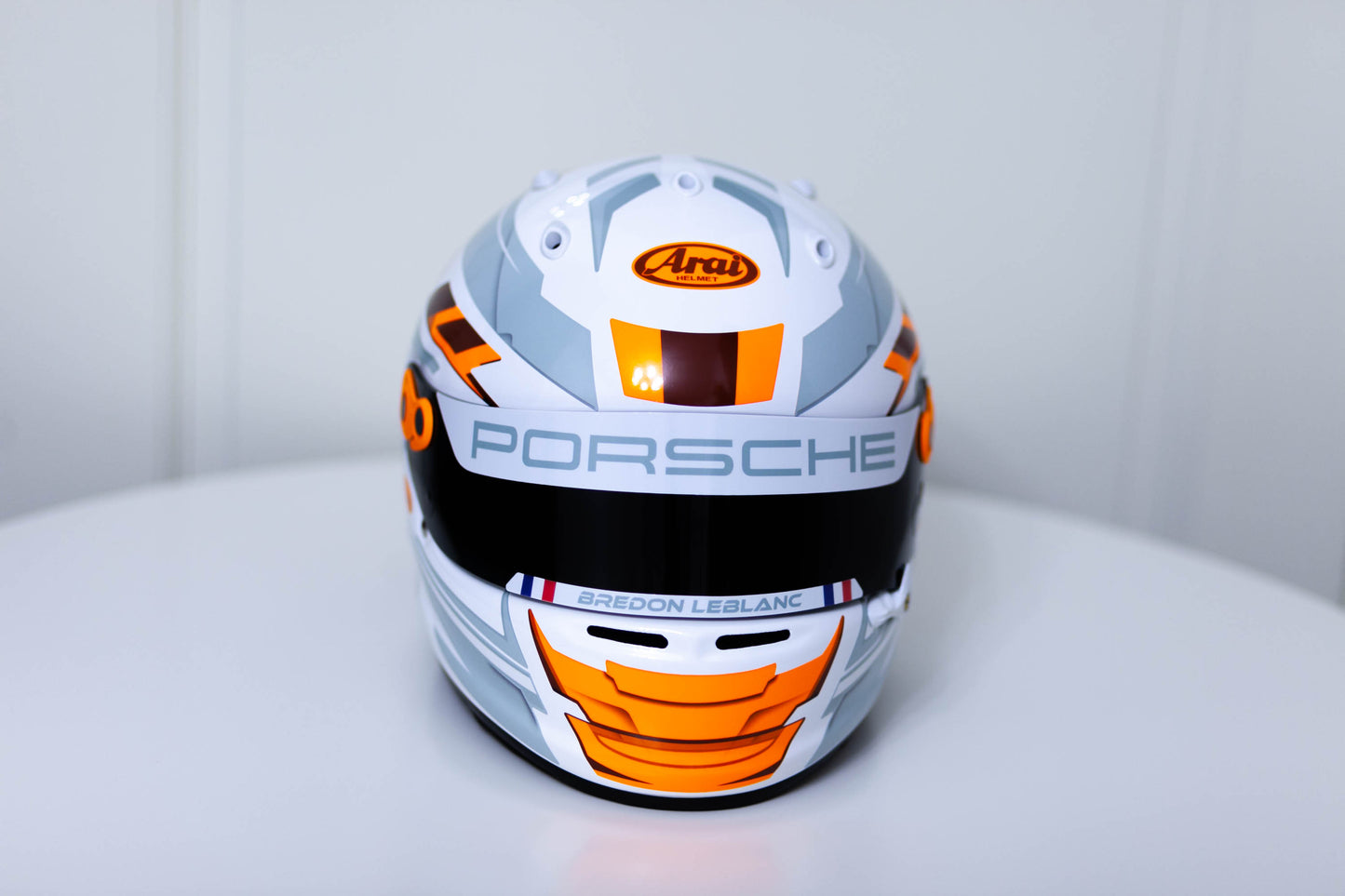 LONATO Sticker Kit for helmet Color Scheme #6 FLUO WHITE helmet (design pack) (Karting, Motorsport, Moto)