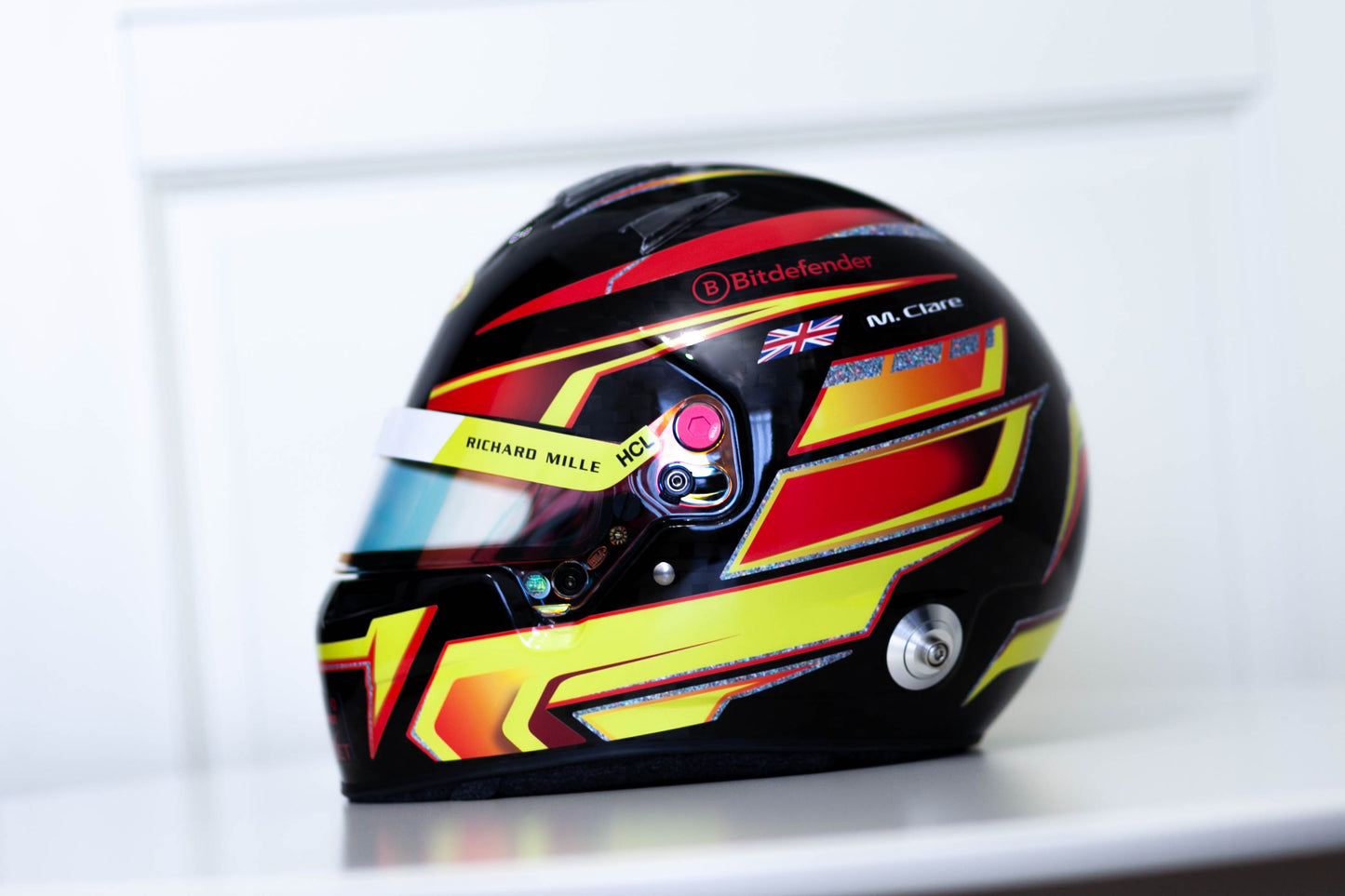IMOLA Stickers for helmet Color scheme #4 (design pack) (Karting, Motorsport, Moto)