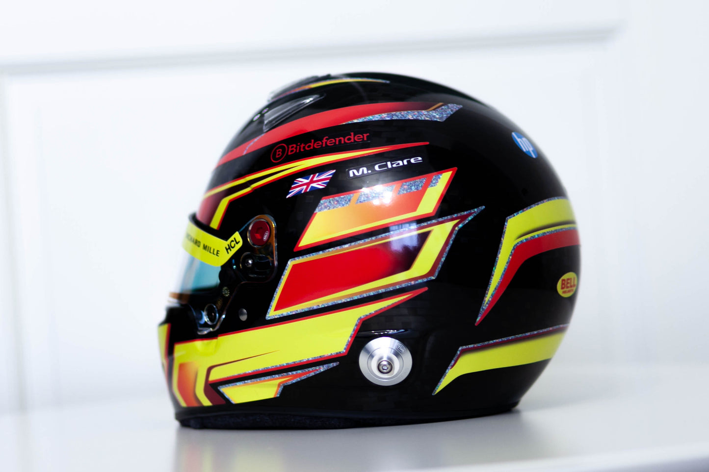 IMOLA Stickers for helmet Color scheme #4 (design pack) (Karting, Motorsport, Moto)