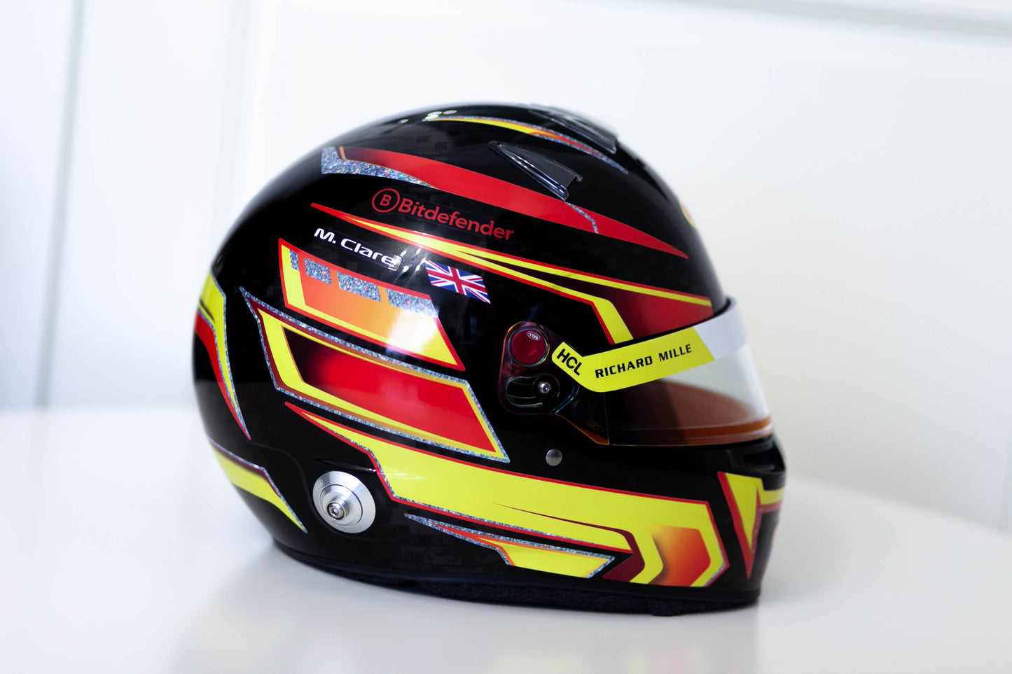 IMOLA Stickers for helmet Color scheme #4 (design pack) (Karting, Motorsport, Moto)