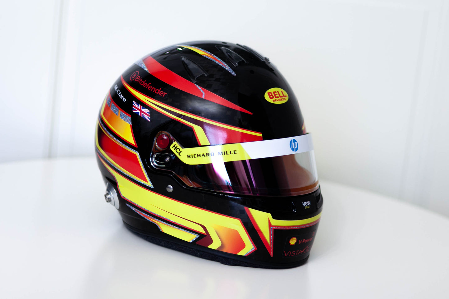 IMOLA Stickers for helmet Color scheme #4 (design pack) (Karting, Motorsport, Moto)