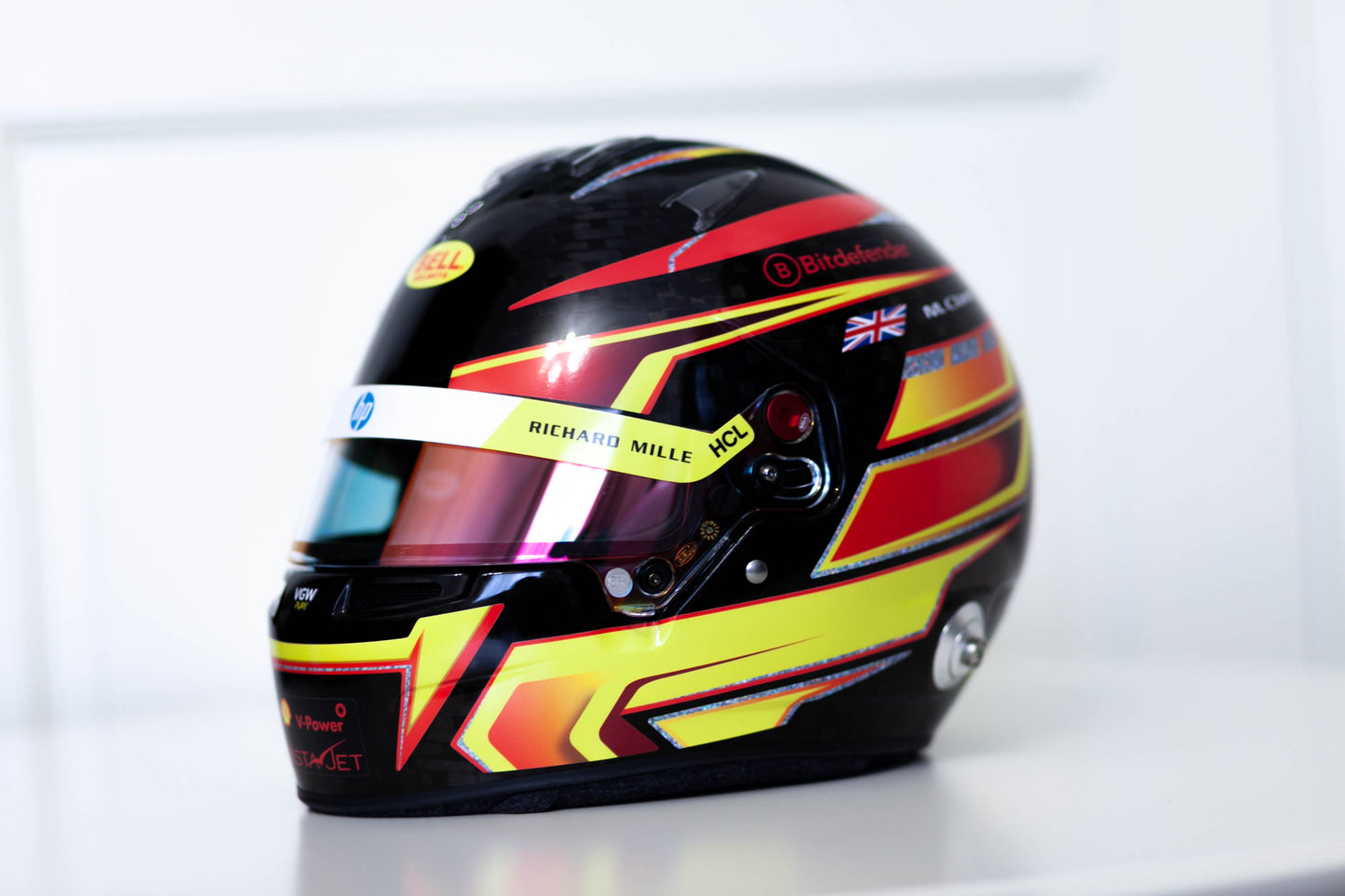 IMOLA Stickers for helmet Color scheme #4 (design pack) (Karting, Motorsport, Moto)
