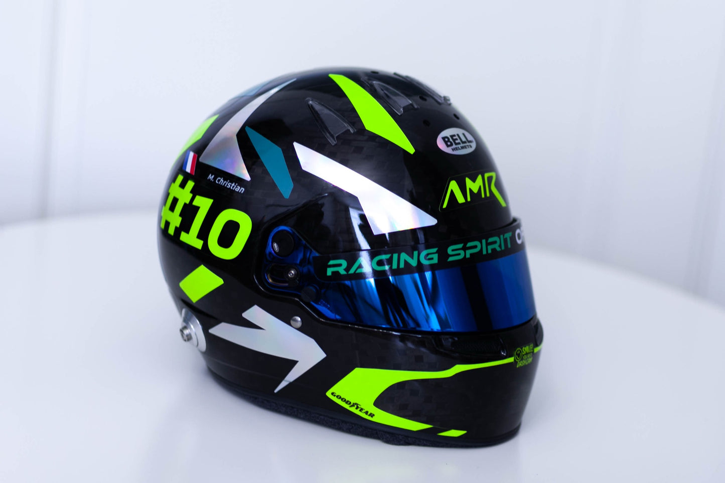 AMR 2025 Sticker Kit for helmet (design pack) (Karting, Motorsport, Moto)