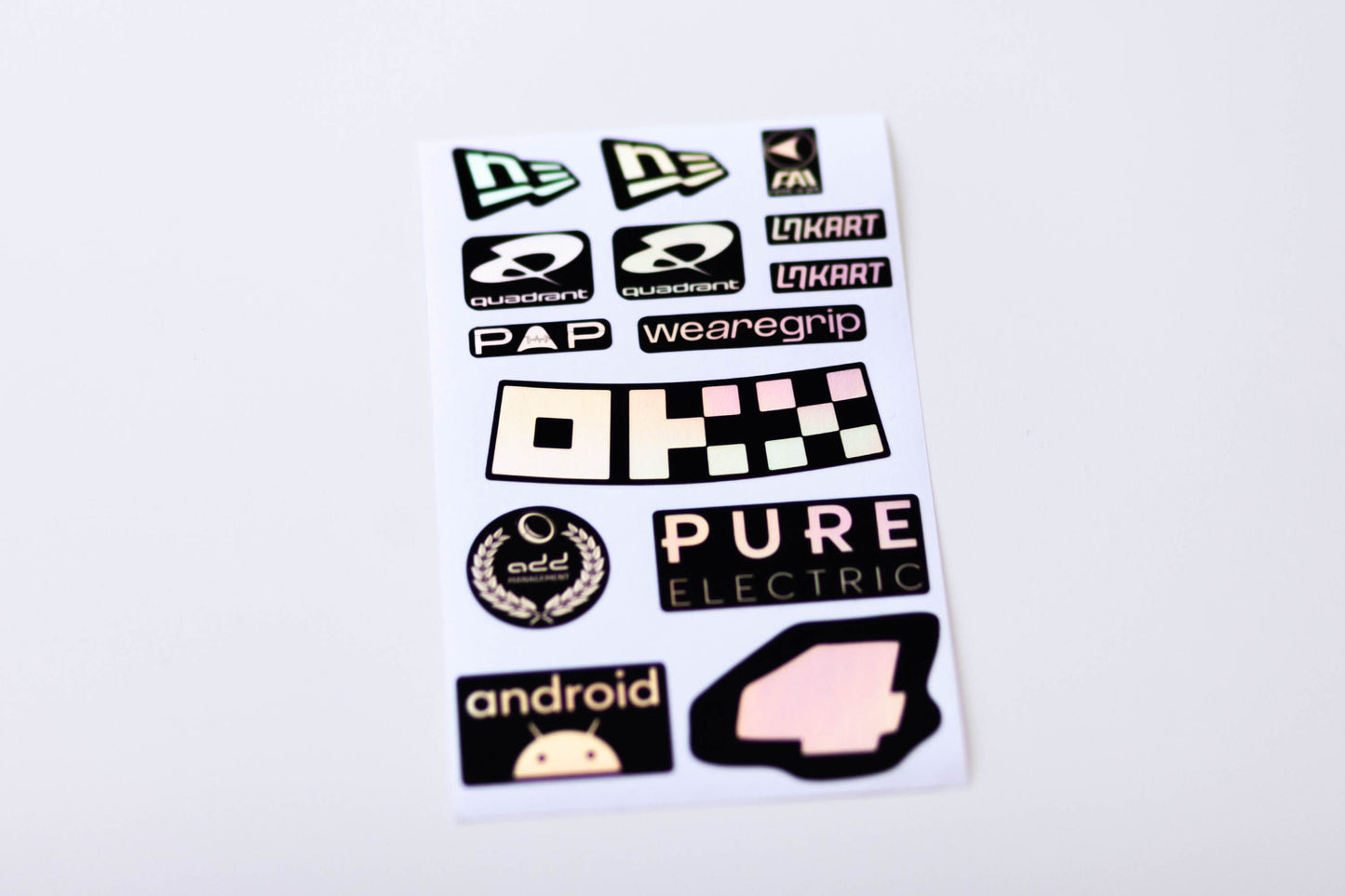 LANDO 2025 Sponsors Sticker Kit for helmet (design pack) (Karting, Motorsport, Moto)