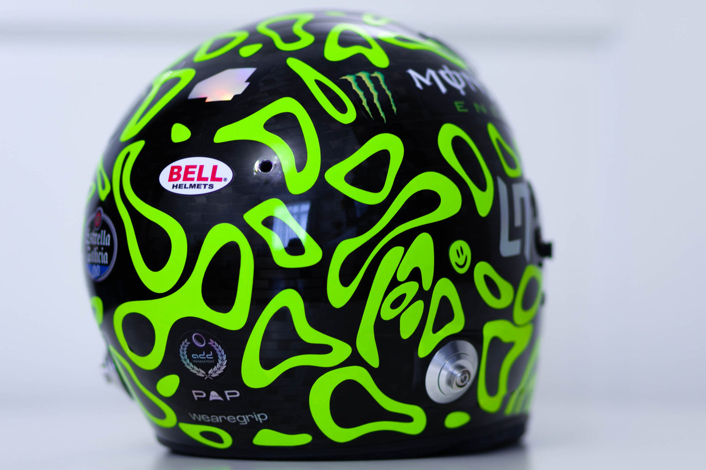 LANDO 2024 FLUO Sticker Kit for helmet (design pack) (Karting, Motorsport, Moto)