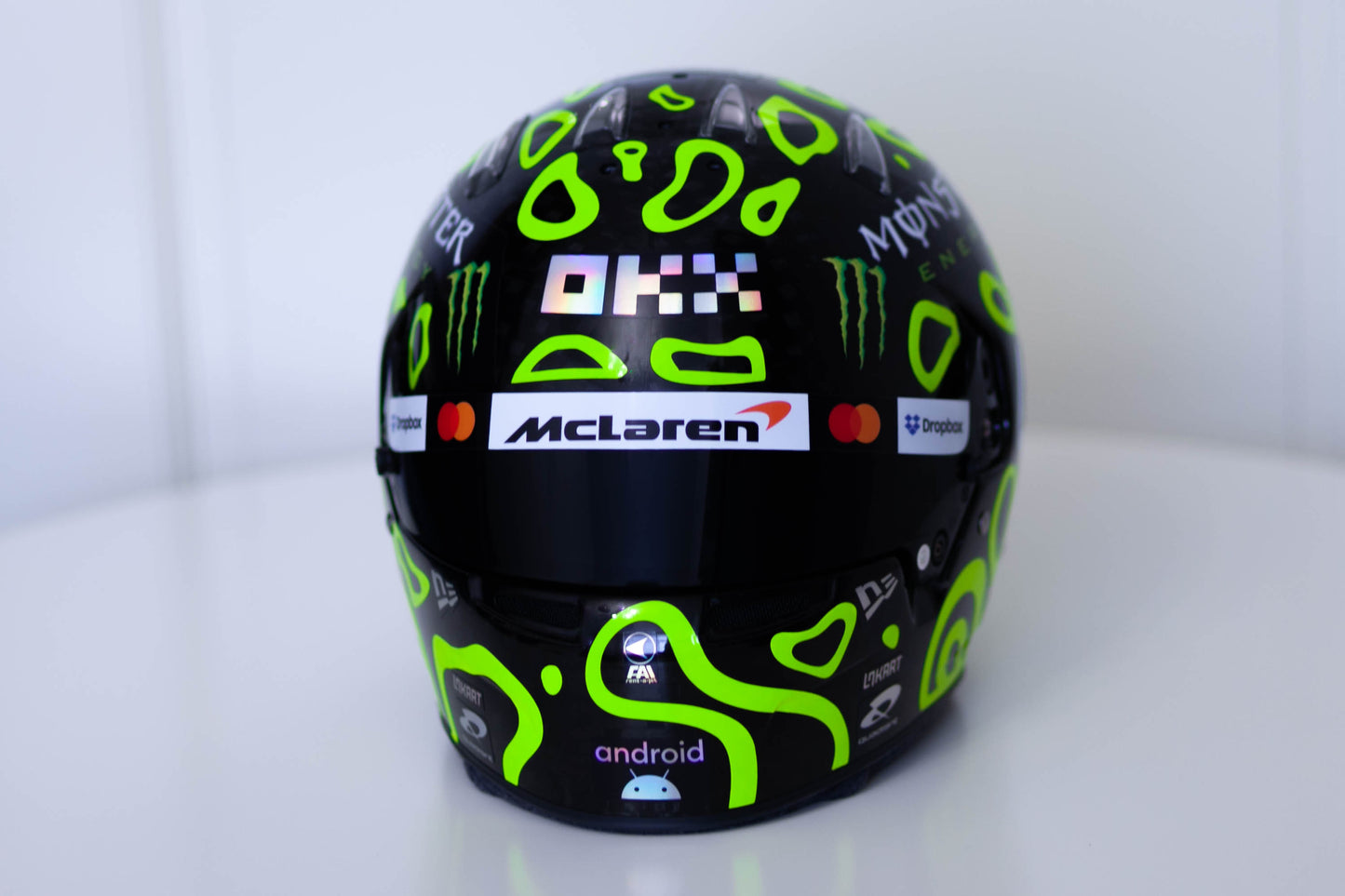 LANDO 2024 FLUO Sticker Kit for helmet (design pack) (Karting, Motorsport, Moto)