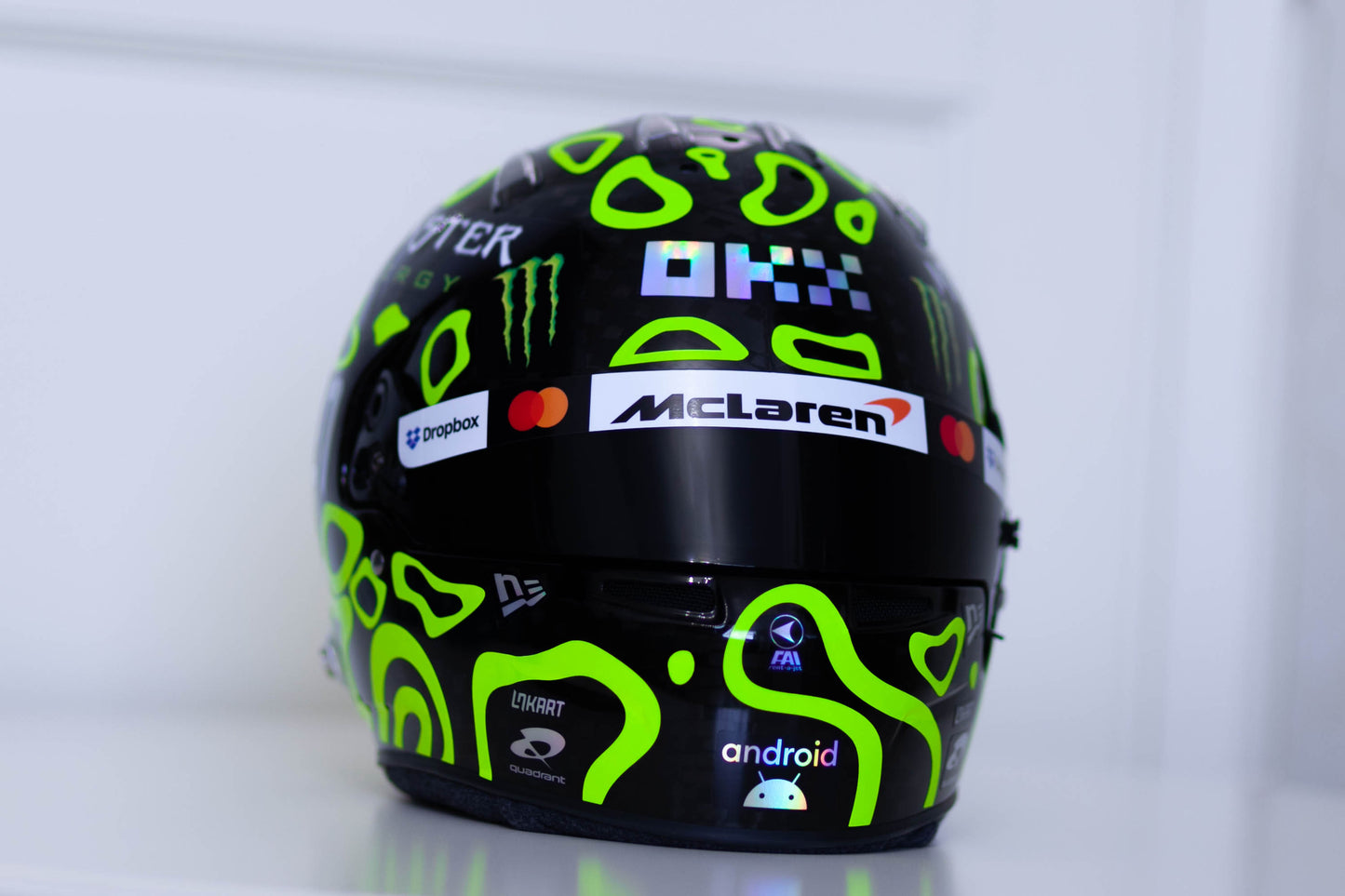 LANDO 2024 FLUO Sticker Kit for helmet (design pack) (Karting, Motorsport, Moto)