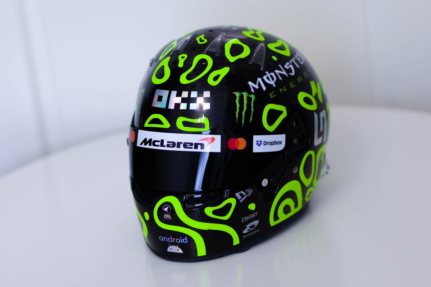 LANDO 2024 FLUO Sticker Kit for helmet (design pack) (Karting, Motorsport, Moto)