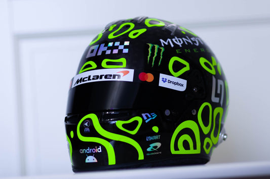 LANDO 2024 FLUO Sticker Kit for helmet (design pack) (Karting, Motorsport, Moto)