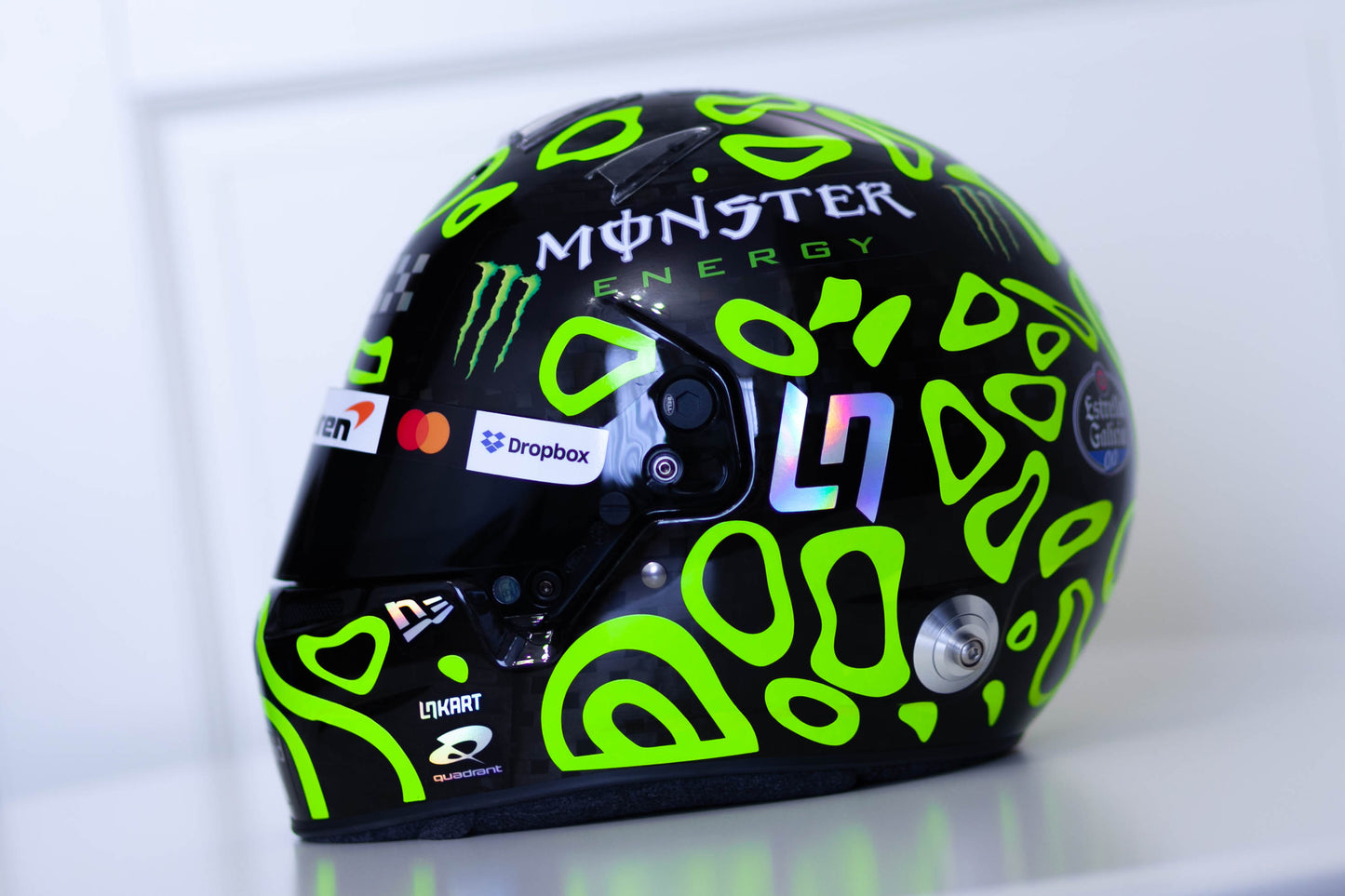 LANDO 2024 FLUO Sticker Kit for helmet (design pack) (Karting, Motorsport, Moto)