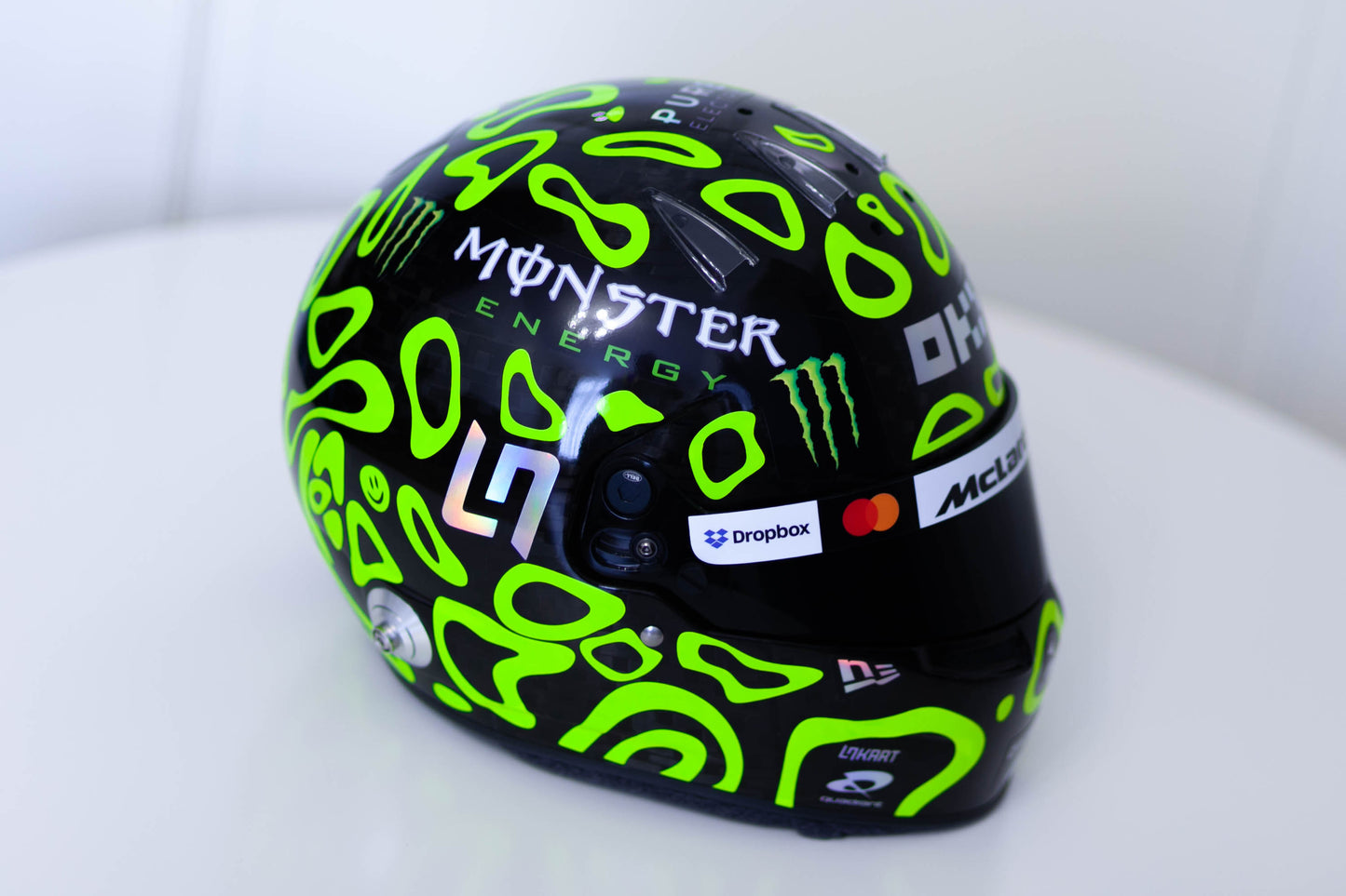 LANDO 2024 FLUO Sticker Kit for helmet (design pack) (Karting, Motorsport, Moto)