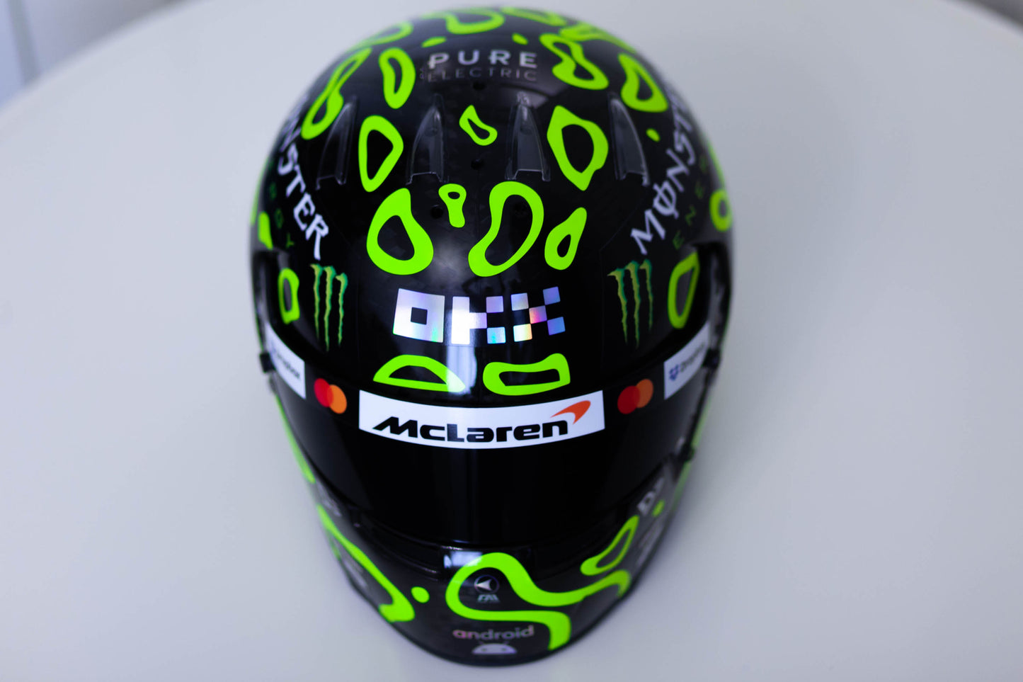 LANDO 2024 FLUO Sticker Kit for helmet (design pack) (Karting, Motorsport, Moto)