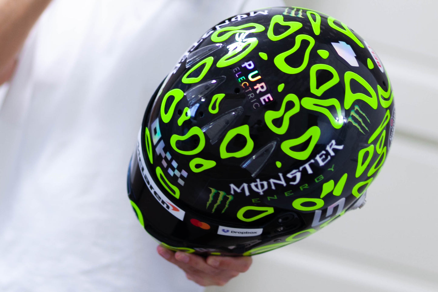 LANDO 2024 FLUO Sticker Kit for helmet (design pack) (Karting, Motorsport, Moto)