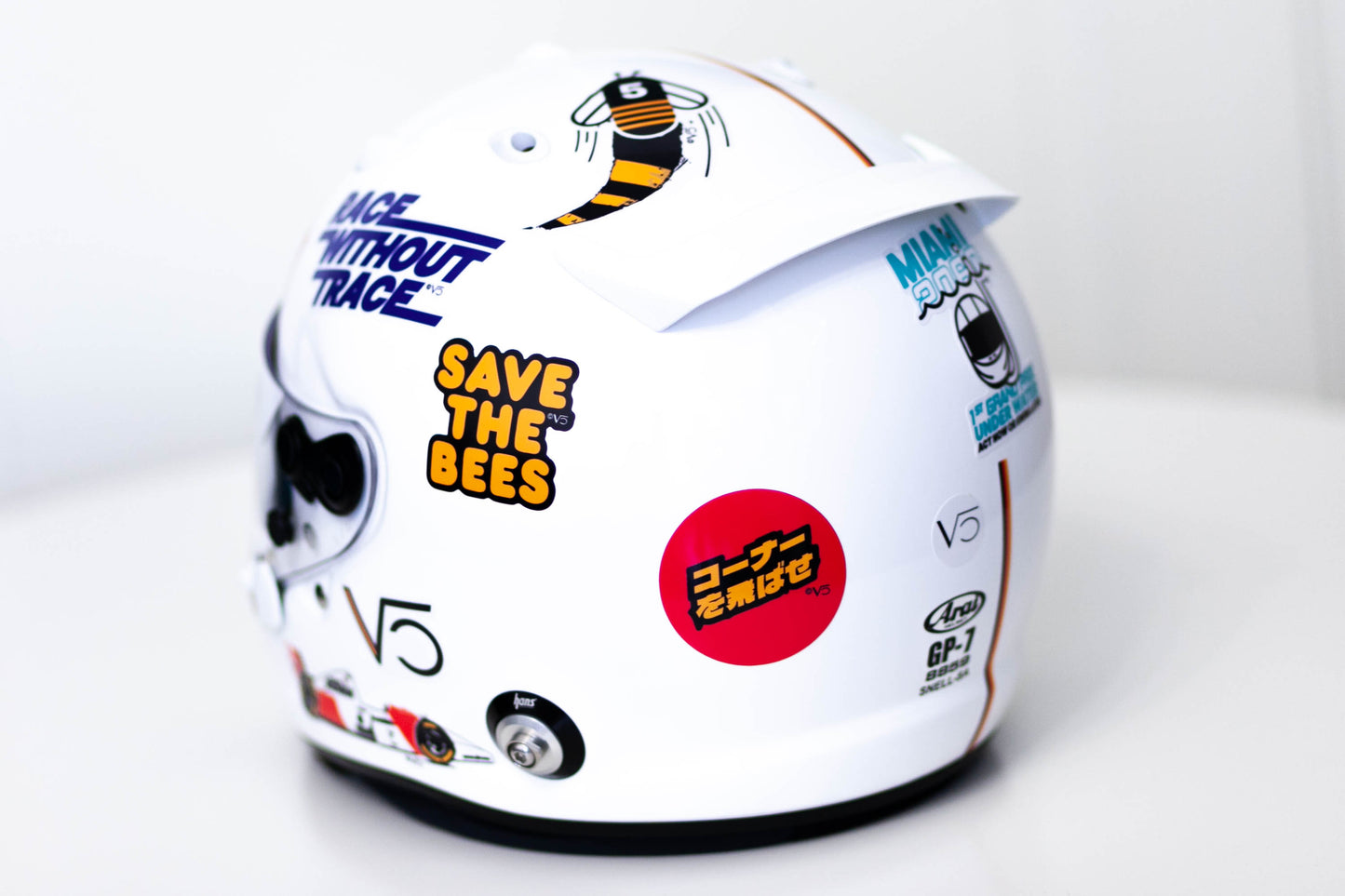 VET 25 ROC Sydney track Sticker Kit for helmet (design pack) (Karting, Motorsport, Moto)