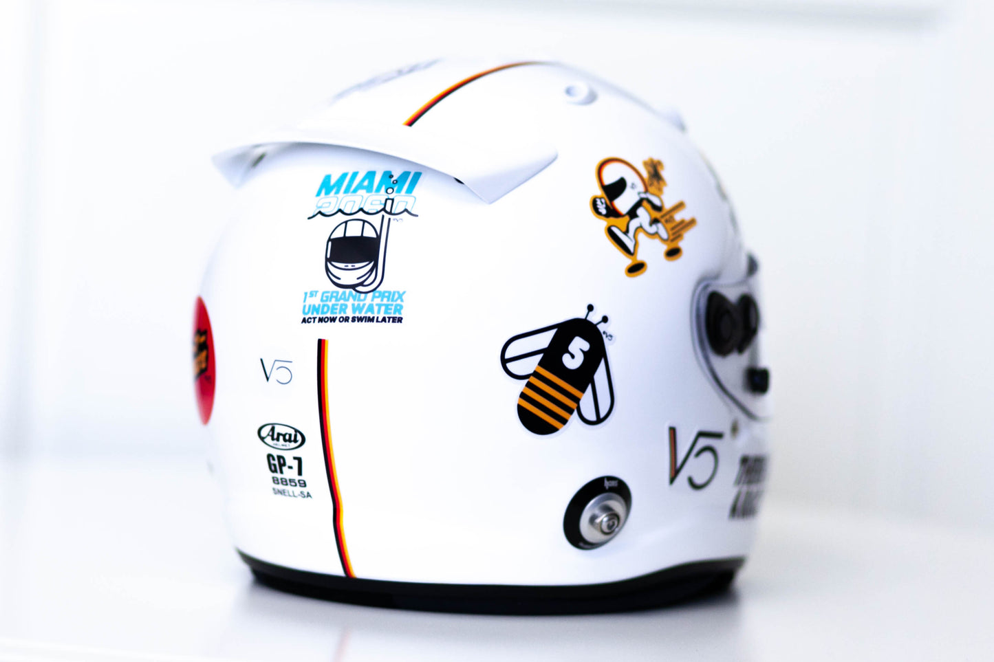 VET 25 ROC Sydney track Sticker Kit for helmet (design pack) (Karting, Motorsport, Moto)