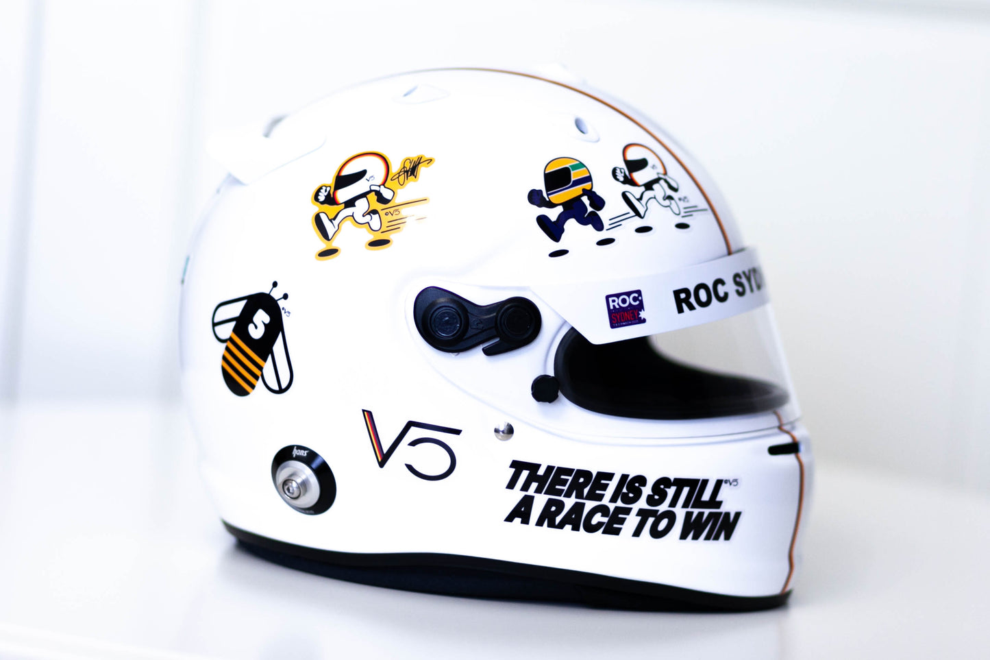 VET 25 ROC Sydney track Sticker Kit for helmet (design pack) (Karting, Motorsport, Moto)