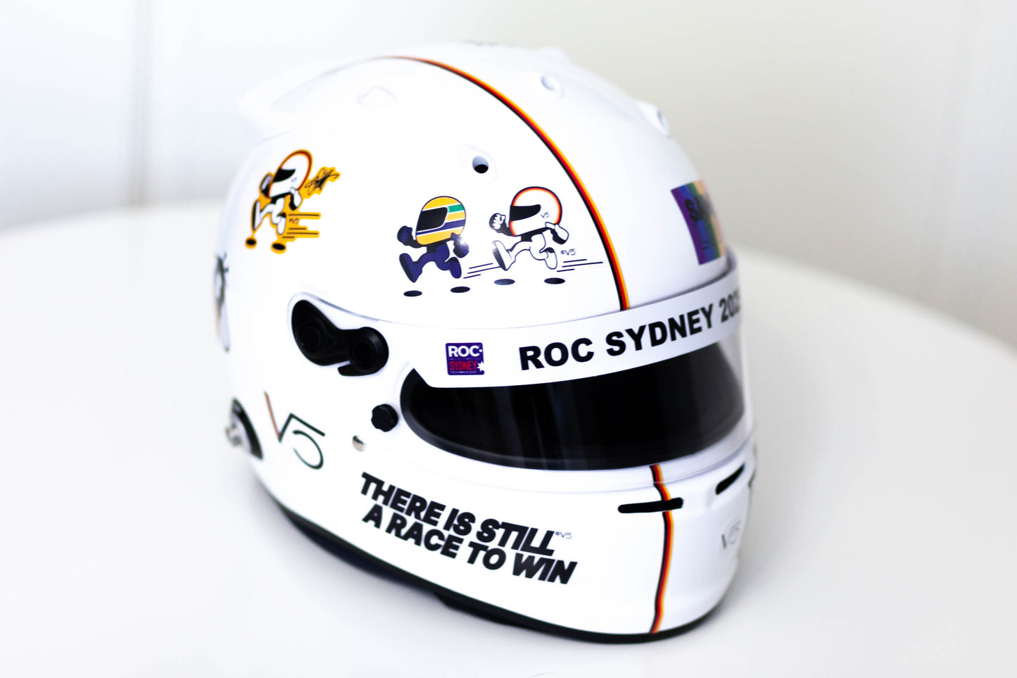 VET 25 ROC Sydney track Sticker Kit for helmet (design pack) (Karting, Motorsport, Moto)