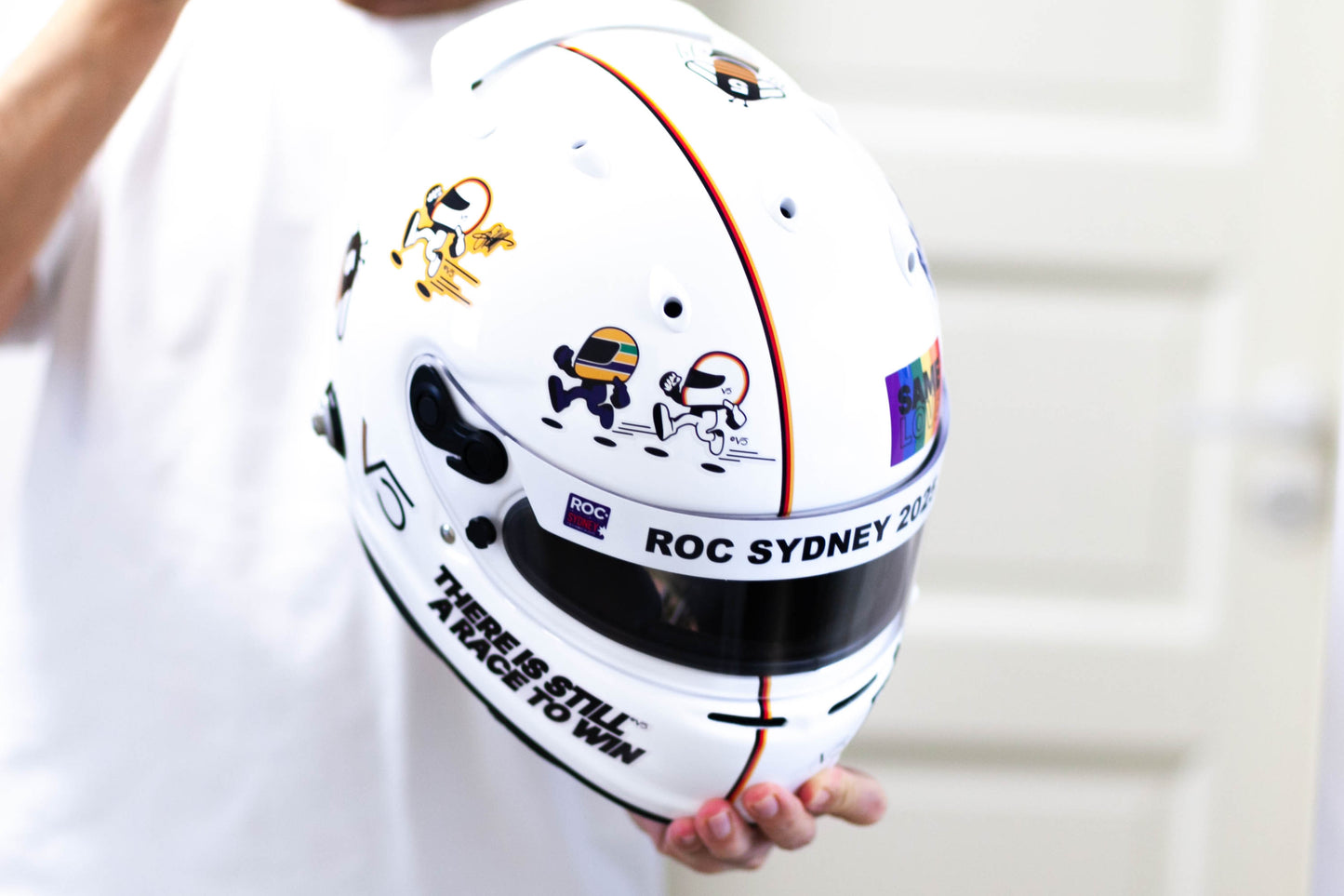 VET 25 ROC Sydney track Sticker Kit for helmet (design pack) (Karting, Motorsport, Moto)